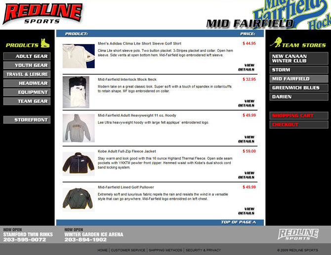 product category page