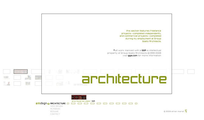 architecture cateogry page