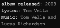 album info